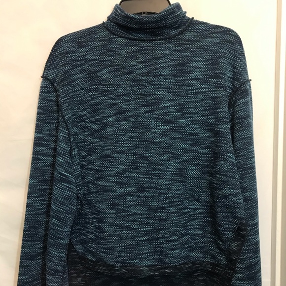 Free People Sunny Days Blue Turtleneck Sweater - Picture 6 of 16